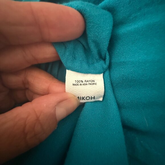 Mikoh Womens Maxi Dress Teal Size 10/12 - Picture 6 of 7